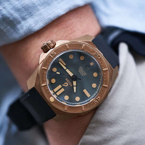 BOLDR Odyssey Bronze Slate Grey - Red Army Watches 