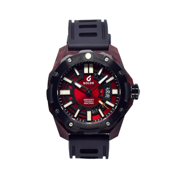 BOLDR Odyssey Carbon Red - Red Army Watches Malaysia