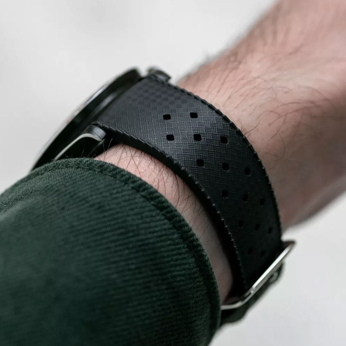 BALTIC TROPIC STRAP BLACK - Red Army Watches 