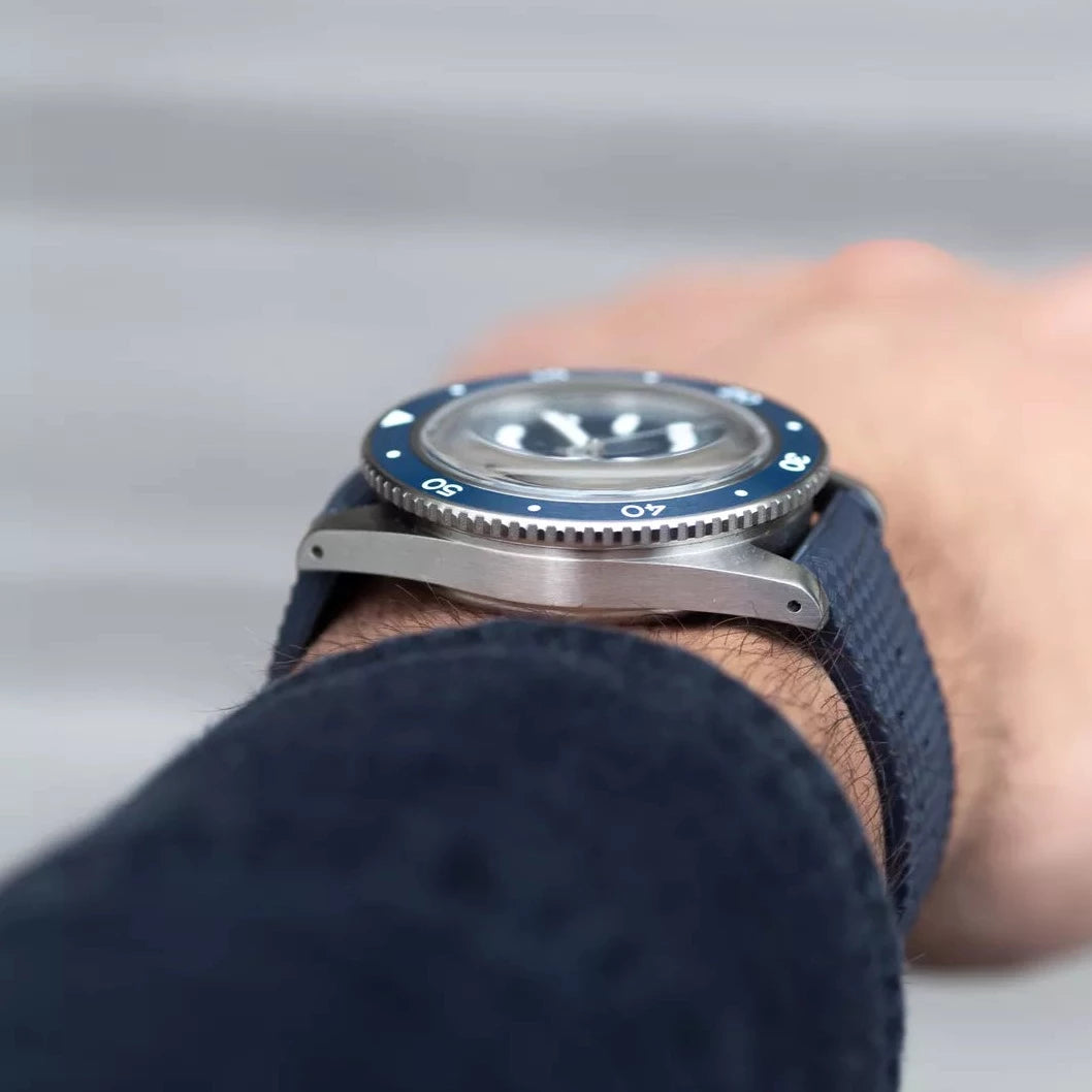 BALTIC AQUASCAPHE TITANIUM BLUE - Red Army Watches 