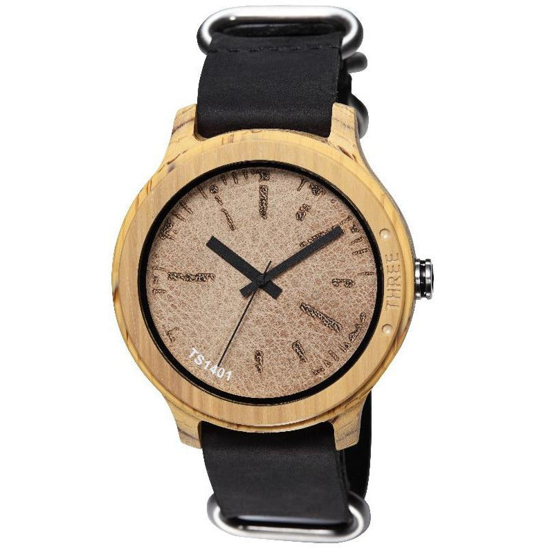 TACS Nature L Woodgrain Light Brown - Red Army Watches Malaysia