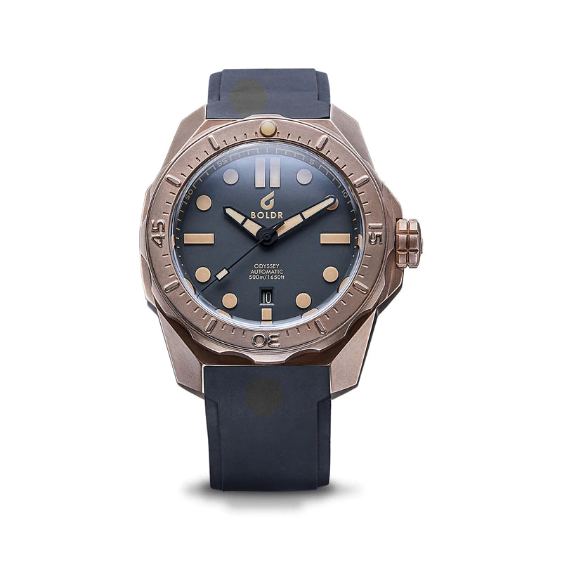BOLDR Odyssey Bronze Slate Grey - Red Army Watches 