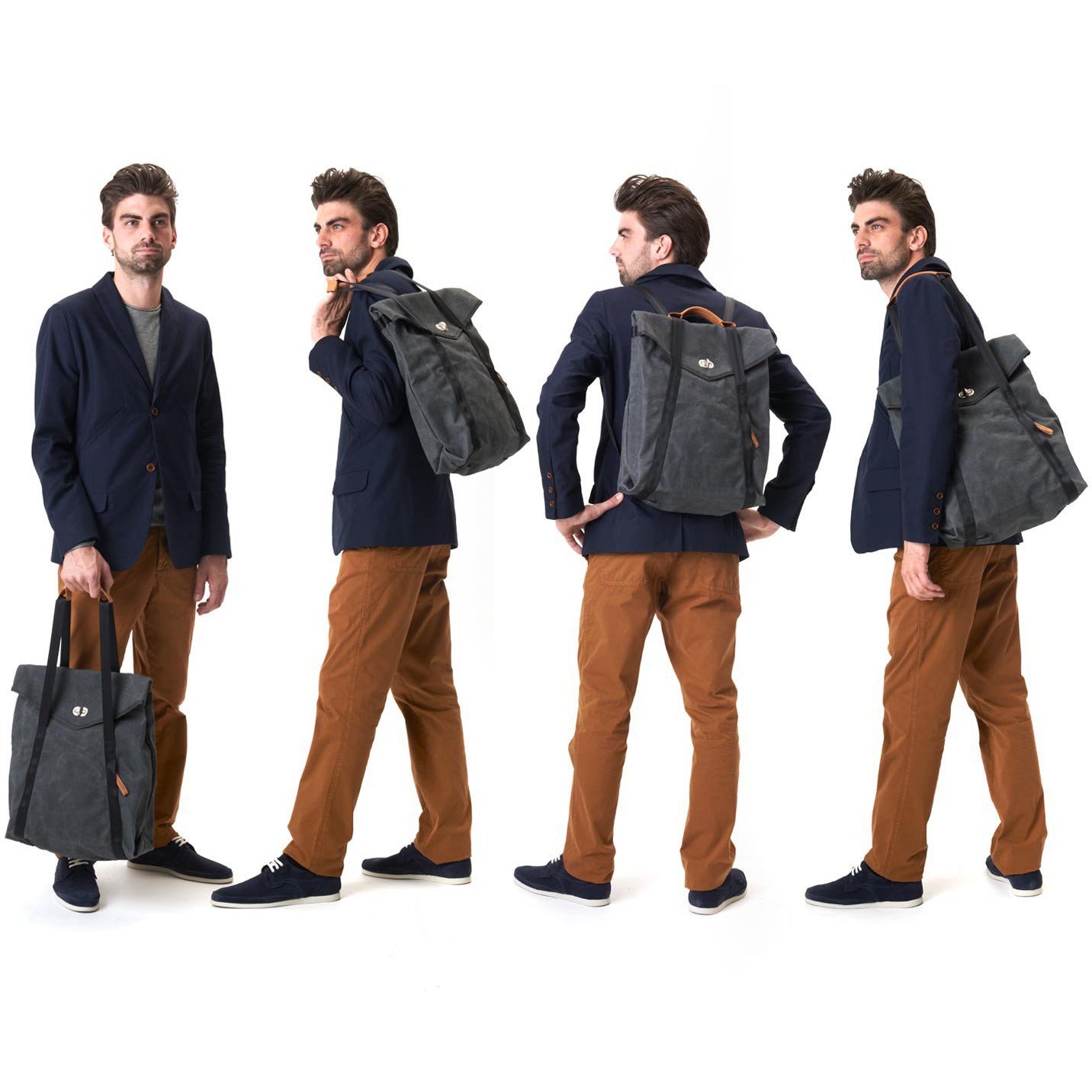 QWSTION Tote Washed Black - Red Army Watches Malaysia