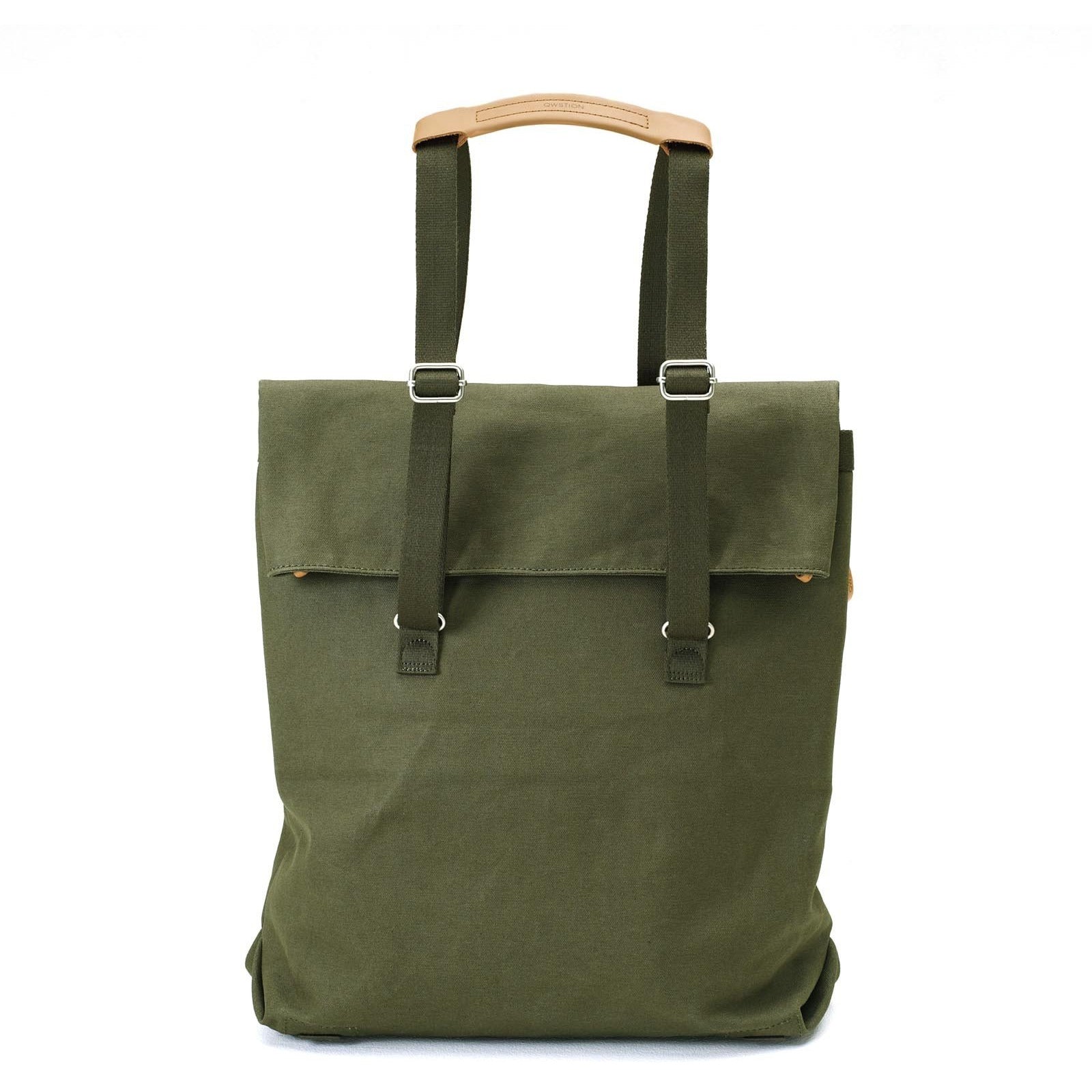 QWSTION Daytote Organic Forest Green - Red Army Watches Malaysia