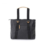 QWSTION Simple Ziptote Washed Black