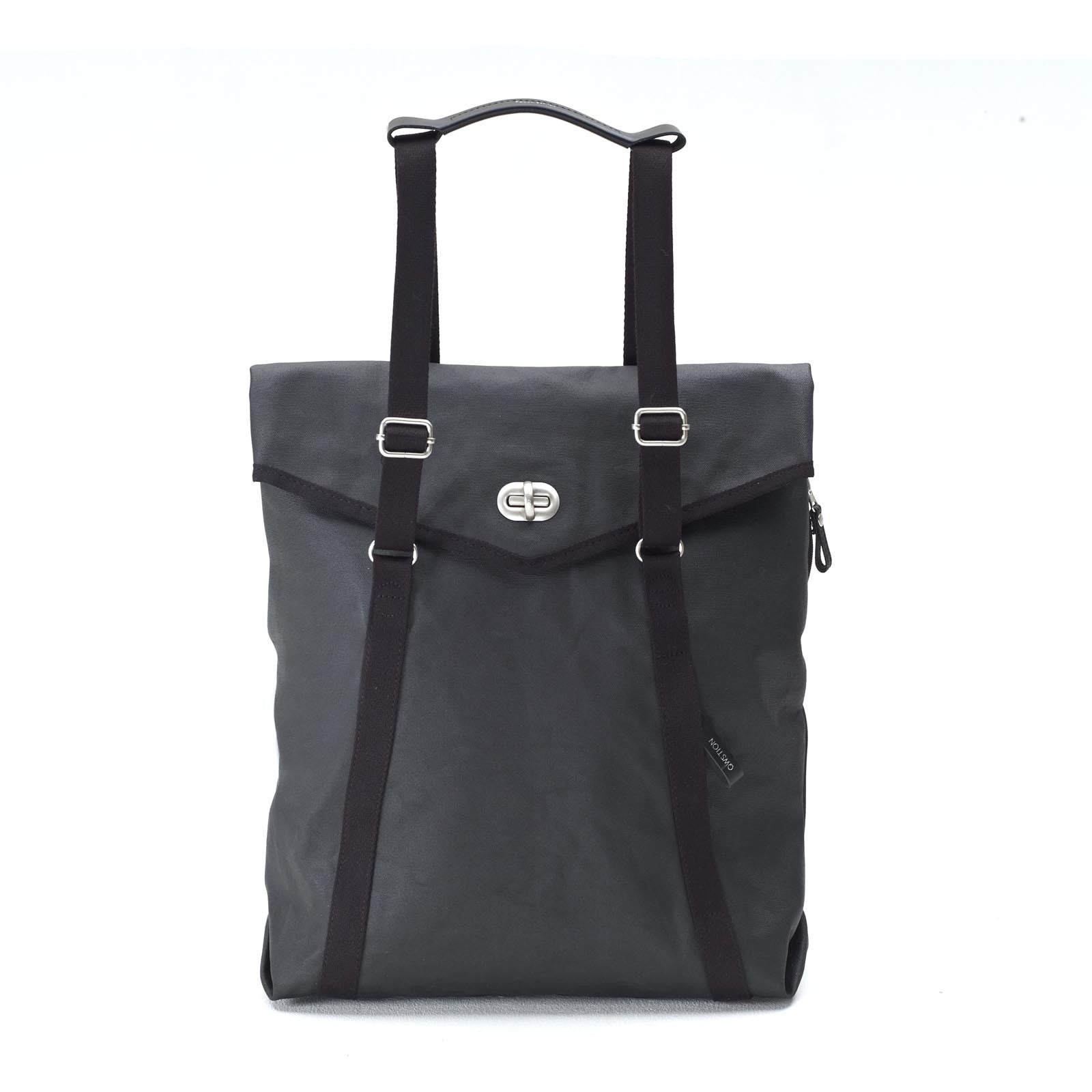 QWSTION Tote Organic Jet Black - Red Army Watches Malaysia