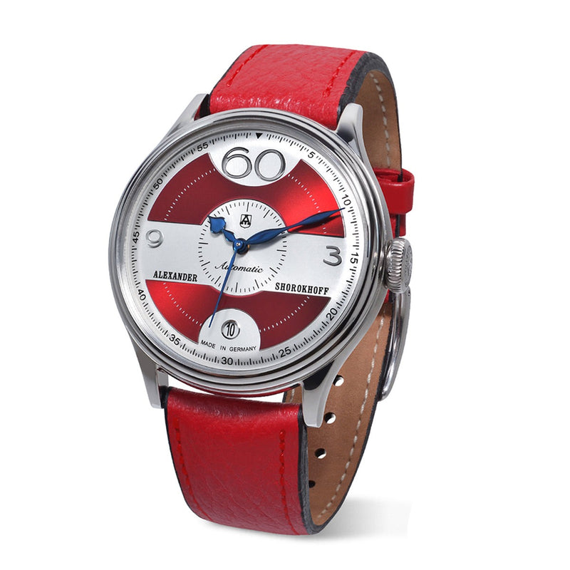ALEXANDER SHOROKHOFF Vintage 7 Silver color with red applications - Red Army Watches 